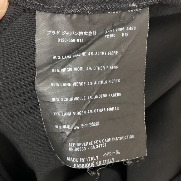Prada Black Women's Trousers - Picture 8 of 12